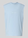 JACK & JONES T-Shirt mit Stitching Hellblau
