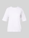 Selected Regular Fit T-Shirt aus reiner Baumwolle Modell 'ASSIA' Weiss