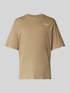 JACK & JONES T-shirt z nadrukiem z logo Beżowy