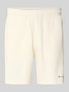 Champion Shorts mit Strukturmuster und elastischem Bund Offwhite