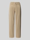 CAMBIO Loose Fit Jeans mit Eingrifftaschen Modell 'Elin' Taupe