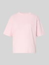Jake*s Casual T-Shirt Motiv-Print und Rundhalsausschnitt Pink