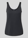 PIECES relaxed fit tank top van modalmix model 'KAMALA' Zwart