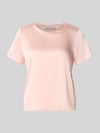 Christian Berg Woman Selection Blusenshirt aus Satin mit Rundhalsausschnitt Hellrosa