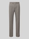 Zuitable Straight Fit Anzughose mit Baumwoll-Anteil Modell 'DiConnor' Sand