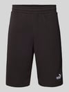PUMA Performance Regular fit sweatshorts met labelstitching, model 'ESS No. 1' Zwart