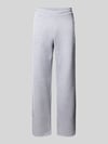 REVIEW Straight Leg Sweatpants mit elastischem Bund Hellgrau Melange
