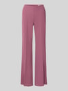 Rinascimento flared fit broek met bandplooien Oudroze