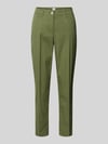 Brax regular fit broek van katoenmix model 'MARA S' Olijfgroen