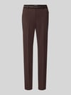 Raphaela By Brax Super slim fit broek van viscosemix model 'LILLYTH' Donkerbruin