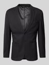 Selected Marynarka o kroju slim fit z kołnierzem z połami model ‘DELON’ Czarny