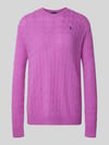 Polo Ralph Lauren Wollpullover aus Lanawoll-Kaschmir-Mix Lila