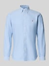 Polo Ralph Lauren Regular Fit Freizeithemd aus reiner Baumwolle Bleu