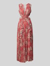 ADLYSH regular fit maxijurk met allover bloemenprint Roze