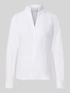 Christian Berg Woman Regular Fit Hemdbluse aus reiner Baumwolle Weiss