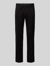 Christian Berg Men Regular Fit Chino mit französischen Eingrifftaschen Black