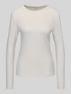 s.Oliver RED LABEL Slim fit shirt met lange mouwen van puur katoen Offwhite