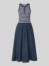 Tommy Hilfiger A-Linie Freizeitkleid aus reiner Baumwolle Marine