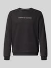 Tommy Hilfiger Regular Fit Sweatshirt aus Baumwoll-Mix Black