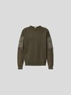 Ten C Bluza o kroju oversized z bawełny Khaki