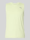 PUMA Performance Top met Logo en ronde hals Neon groen
