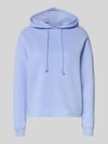 PIECES Regular Fit Hoodie aus Baumwoll-Mix Modell 'CHILLI' Hellblau