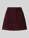 ONLY Nauwsluitende minirok van katoenmix model 'AMAZING' Prune