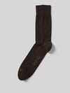 FALKE Socken im unifarbenen Design Modell 'Sens. London' Mittelbraun