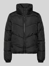 VERO MODA Regular Fit Steppjacke mit Stehkragen Modell 'LIGARIO' Black