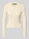 VERO MODA Slim Fit Strickjacke aus Viskose-Mix Modell 'WONDER' Ecru