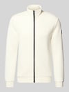 Tom Tailor Denim Loose Fit Strickjacke aus Baumwoll-Mix Offwhite