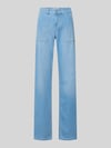 ANGELS Straight Fit Hose mit aufgesetzten Taschen Modell 'Liz Urban' Bleu