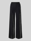 VILA Schimmernde Hose mit elastischem Bund Modell 'ELEINAS' Black