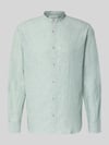 JACK & JONES Regular Fit Freizeithemd aus Baumwoll-Leinen-Mix Mint