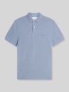 Tommy Hilfiger Regular Fit Poloshirt aus Baumwoll-Mix Hellblau Melange