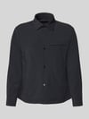 Armani Exchange Blouson met kentkraag en borstzak Zwart