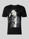 Antony Morato Regular Fit T-Shirt aus reiner Escorial-Wolle Black