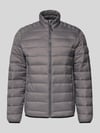 JACK & JONES Gewatteerd jack met ritssluiting, model 'BRADLEY' Middengrijs