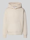 JACK & JONES Relaxed Fit Hoodie mit Baumwoll-Anteil Modell 'Barron' Offwhite