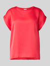 VILA T-Shirt mit Rundhalsausschnitt Modell 'ELLETTE' Rot