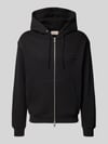 JACK & JONES Relaxed Fit Sweatjacke aus Baumwoll-Mix Modell 'ORSALAMANCO' Black