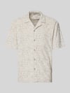 ONLY & SONS Relaxed Fit Freizeithemd mit Baumwoll-Anteil Modell 'CLEMENT' Offwhite