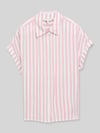 Tom Tailor Regular Fit Bluse aus reiner Viskose Hellrosa