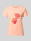 Soyaconcept T-Shirt mit Statement- und Motiv-Print Modell 'RINA' Altrosa