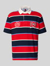 Tommy Jeans Regular Fit Poloshirt aus reiner Baumwolle Rot