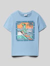 s.Oliver RED LABEL T-shirt o kroju regular fit z czystej bawełny Jasnoniebieski