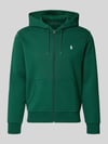 Polo Ralph Lauren Regular Fit Sweatjacke aus Baumwoll-Mix Dunkelgruen