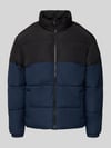JACK & JONES Steppjacke mit Stehkragen Modell 'MAZE' Marine