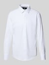 BOSS Slim Fit Businesshemd mit Stretch-Anteil Weiss