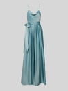 Hey Kyla Jumpsuit mit Wasserfall-Ausschnitt und Spaghettiträgern Aqua